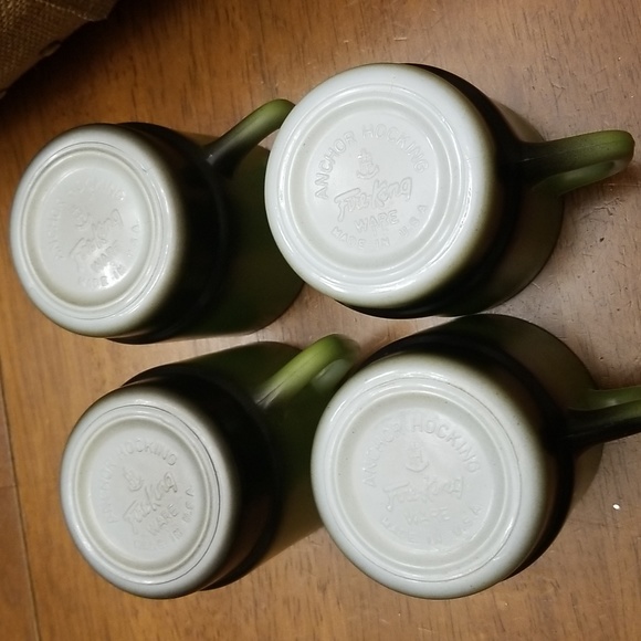 Anchor Hocking Fire-King Ware Cups set of 4 - Picture 10 of 12
